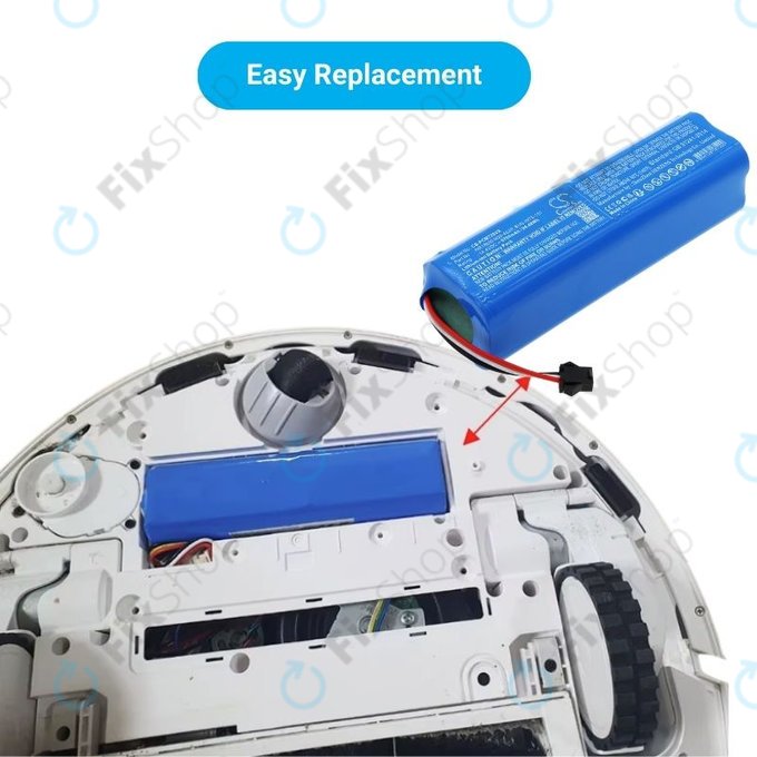 Батерия за Xiaomi EVA, EVE Plus, Viomi S9, Lenovo T1 Pro, Lydsto R1, R1 Pro, S1, S1 Pro, NR18650 M26-4S2P, SUN-INTE-181, H18650CH-4S2P, Li-Ion 14.4V 6700mAh, HQ