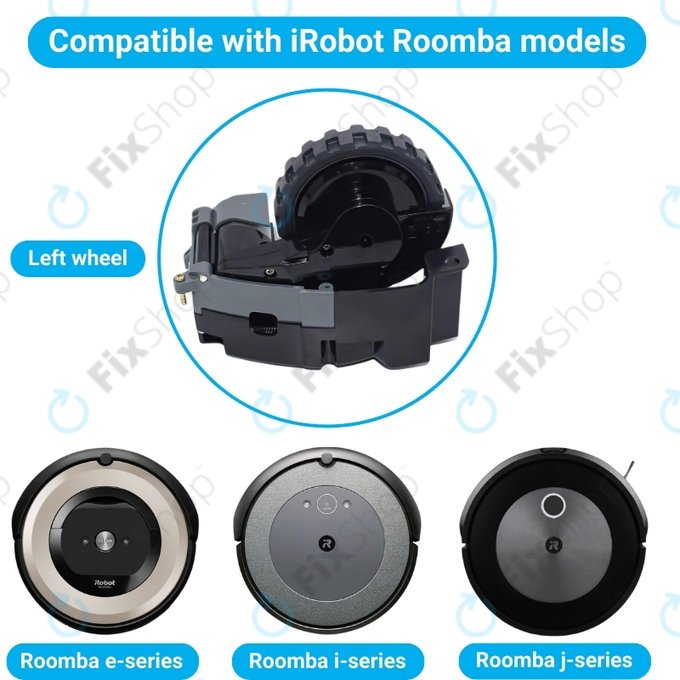 Колело с мотор за iRobot Roomba e-series, i-series, j-series, десен, Right