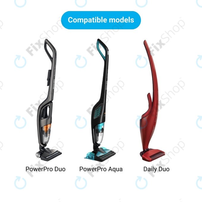 Батерия за Philips PowerPro Duo FC6163, FC6164, FC6167, FC6168, FC6169, FC6171, PowerPro Aqua FC6404, FC6405, Daily Duo FC6161, 69-2008-009-223, Li-Ion 18V 2000mAh, HQ