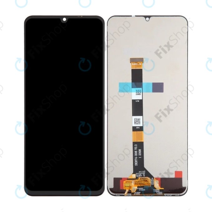 дисплей за Realme C53 RMX3760, Тъчскрийн без рамка, TFT