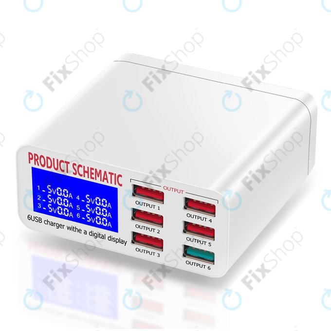 USB зарядна станция с USB 3.0, Product Schematic 896