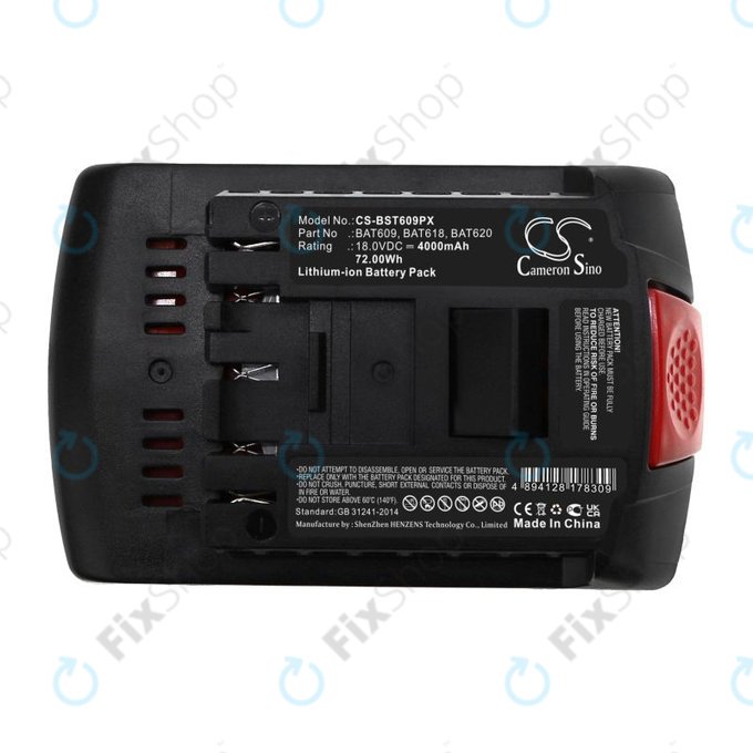 Батерия за Bosch 17618, Gsb 18, 4000mAh, Li-Ion, 18V, BAT620, HQ