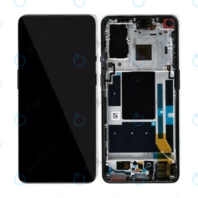 дисплей OLED за OnePlus 9, Тъчскрийн и рамка, Astral Black