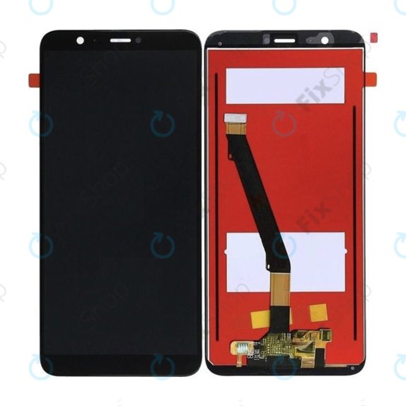 дисплей за Huawei P Smart FIG-L31, Тъчскрийн без рамка, черен, Black, TFT