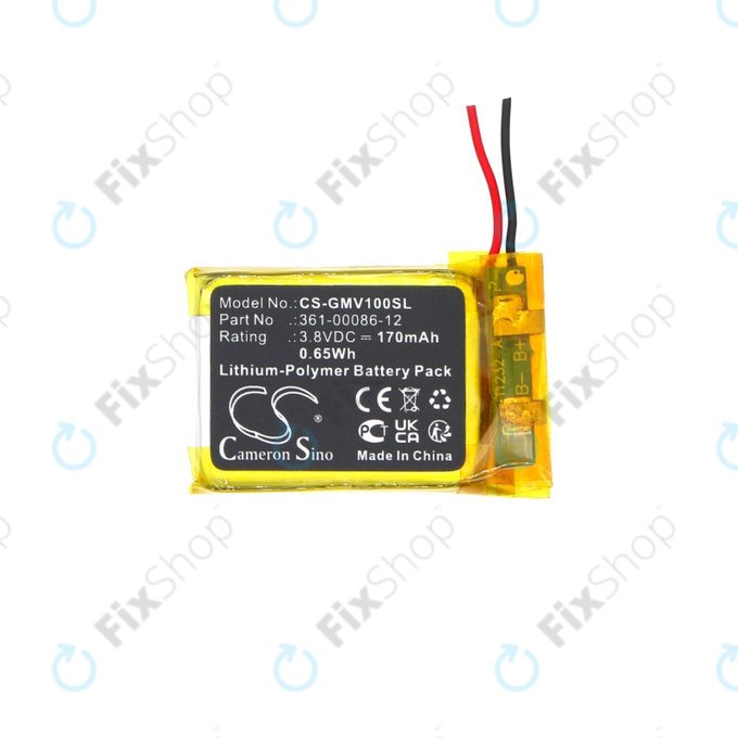 Батерия за Garmin Femix 6s Pro, Venu, 170mAh, Li-Pol, 3.8V, 361-00086-12, HQ