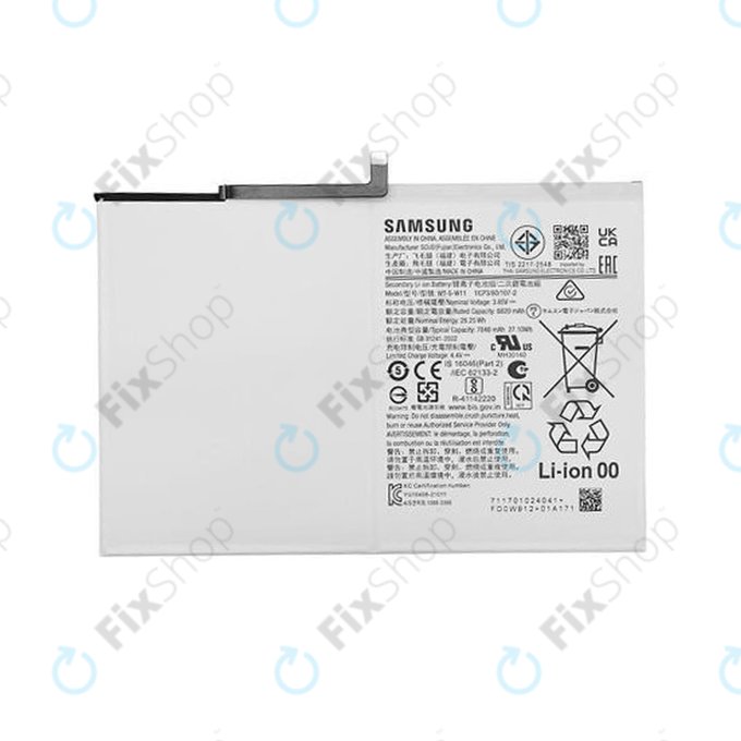 Батерия за Samsung Galaxy Tab A9+ 11 X210, X216B, WT-S-W11, GH81-24467A, 7040mAh, Genuine Service Pack