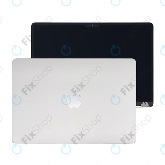 LCD дисплей за MacBook Air 15", A3114 (2024), с предно стъкло и капак, Silver, 661-40256, Genuine Apple