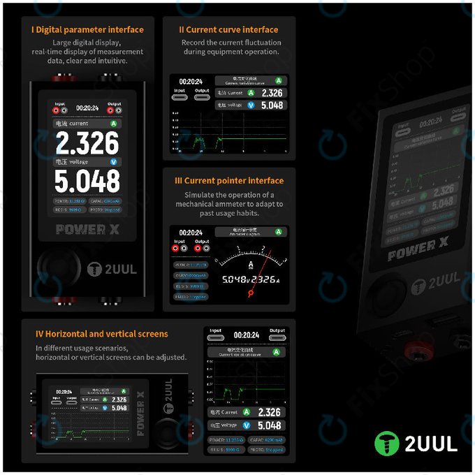 USB тестер за напрежение и ток 2UUL PW11