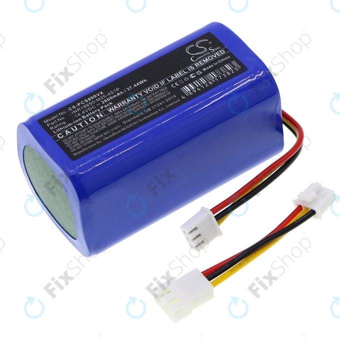 Батерия за Proscenic 800T, 820T, 830T, 2600mAh, Li-Ion, 14.4V, INR18650-M25-4S1P, HQ