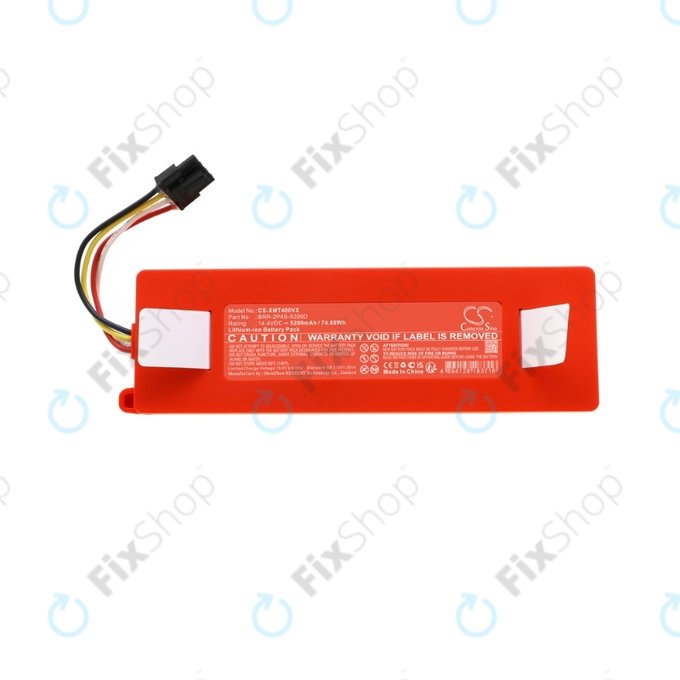 Батерия за Xiaomi Roborock E-series, Q-series, S-series, BRR-2P4S-5200, Li-Ion 14.4V, 5200mAh, HQ