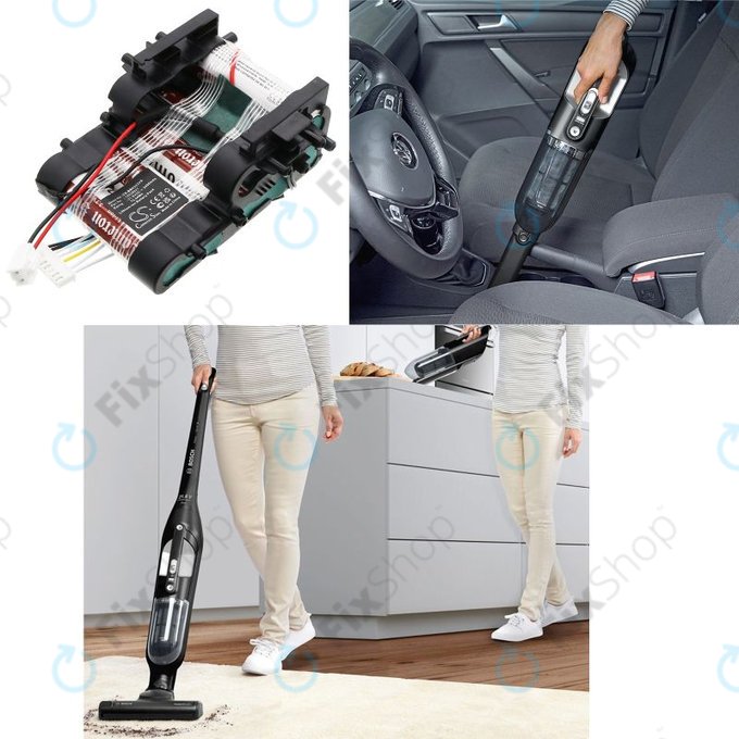 Батерия за Bosch Flexxo Series 4, Flexxo Gen2 Series, 3400mAh, Li-Ion, 21.6V, 12026553, HQ