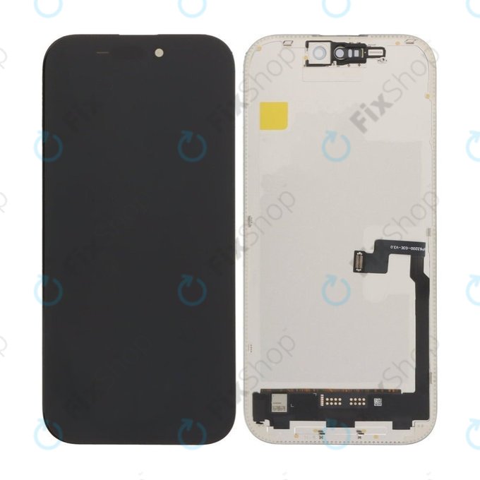 Дисплей Hard OLED 120Hz за iPhone 16 Pro, Тъчскрийн с рамка, FixPremium