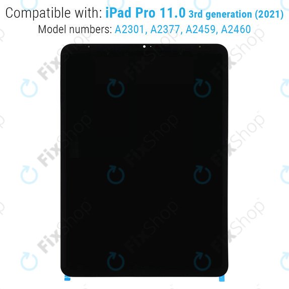LCD дисплей за iPad Pro 11.0" (3rd Gen 2021, 4th Gen 2022), Тъчскрийн без рамка, Refurbished