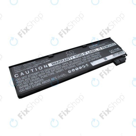 Батерия за Lenovo ThinkPad X240, X250, X260, S440, T440, T550, T560, 4400mAh, Li-Ion, 11.1V, 45N1132, HQ