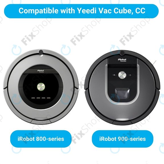 Комплект резервни части за iRobot Roomba 800, 900-series (1 чифт основни четки, 2x Филтър, 2x Странична четка)