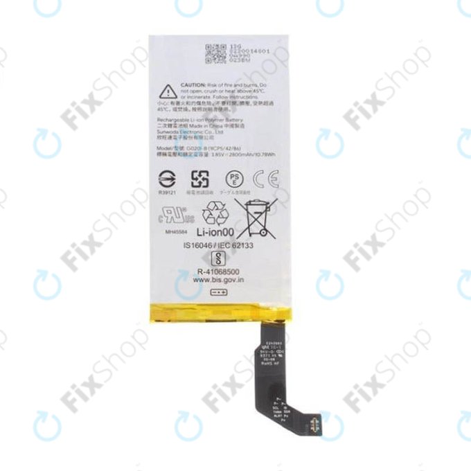 Батерия за Google Pixel 4, G020I-B, 2800mAh, G823-00148-01, Genuine Service Pack