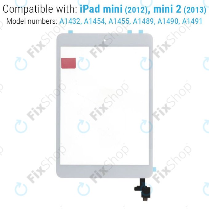 Тъчскрийн за iPad Mini, Mini 2, White