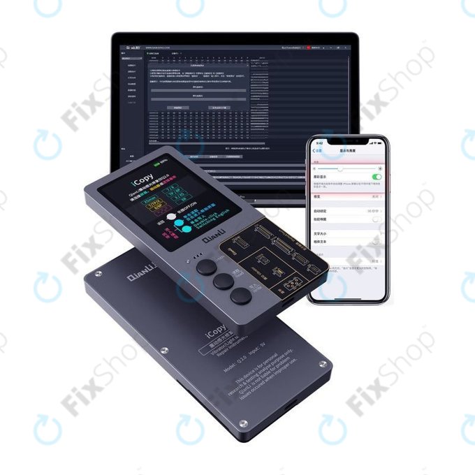 True Tone, сензор за осветеност, програмиране на вибрации и тестер за батерия (iPhone 7 - 11 Pro Max), QianLi iCopy Plus 2.2