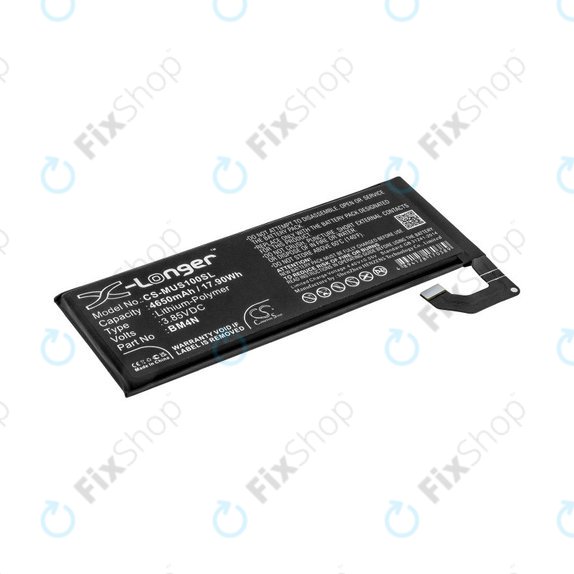 Батерия за Xiaomi Mi 10 M2001J2G, 4650mAh, Li-Pol, 3.85 V, BM4N, HQ