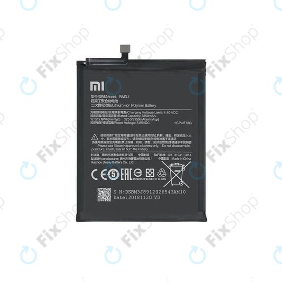 Батерия за Xiaomi Mi 8 Lite, BM3J, 3350mAh, 46BM3JA02018, Genuine Service Pack