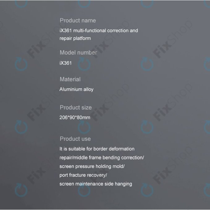 Платформа за изправяне на рамки iFixes iX361