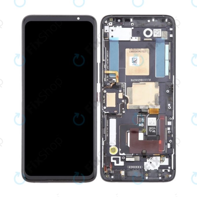 дисплей OLED за Asus ROG Phone 7 AI2205_C, Тъчскрийн и рамка, Phantom Black