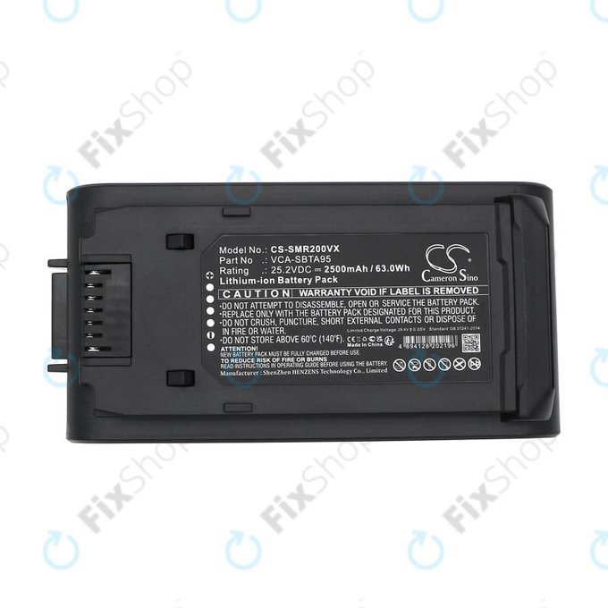 Батерия за Samsung Bespoke Jet, Bespoke Jet Complete, 2500mAh, Li-Ion, 25.2V, VCA-SBTA95, HQ