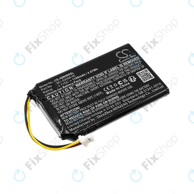 Батерия за Garmin Drive 50 LM, 51LMT, 51LMT-S, DriveSmart 5 LMT, Nuvi 30, 50, 50LM, 52, 52LM, 52LMT, 55, 55LM, 55LMT, 1100mAh, 361-00056-00, 361-00056-50, HQ
