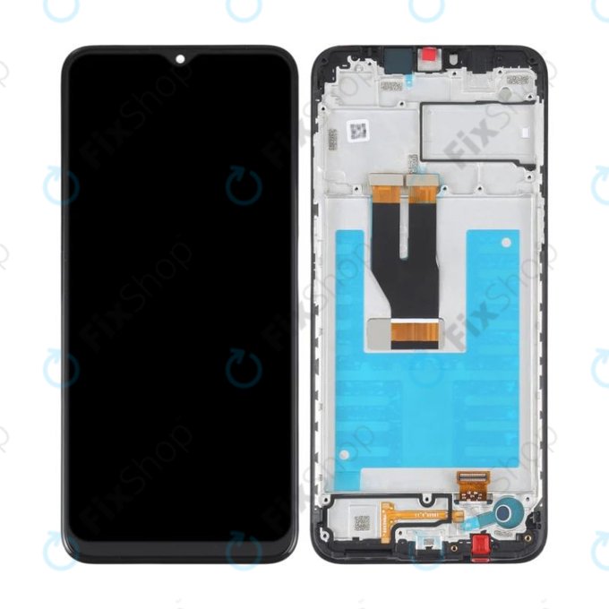 дисплей за Nokia G11 TA-1401, Тъчскрийн и рамка, Charcoal, TFT