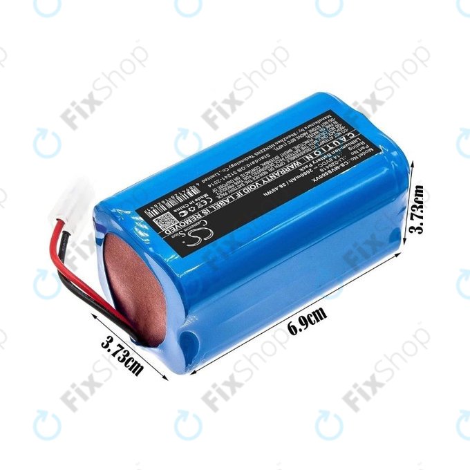 Батерия за Xiaomi Essential (Mijia G1), Flyco FC-series, myVacBot SN500, Panasonic MC-series, Phicomm X3, Puppy R-series, Li-026418, Li-Ion 14.8V 2600mAh, HQ