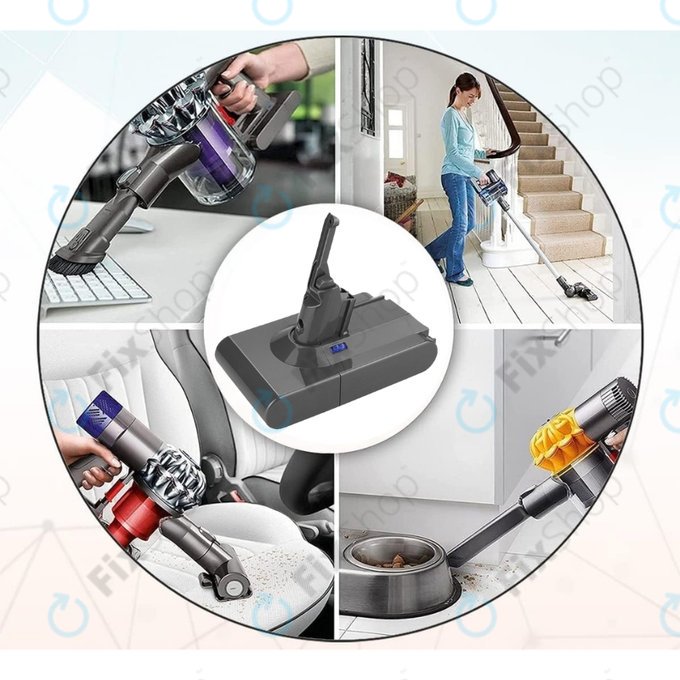 Батерия за Dyson V8, 215681, PM8-US-HFB1497A, Li-Ion 21.6V 2000mAh