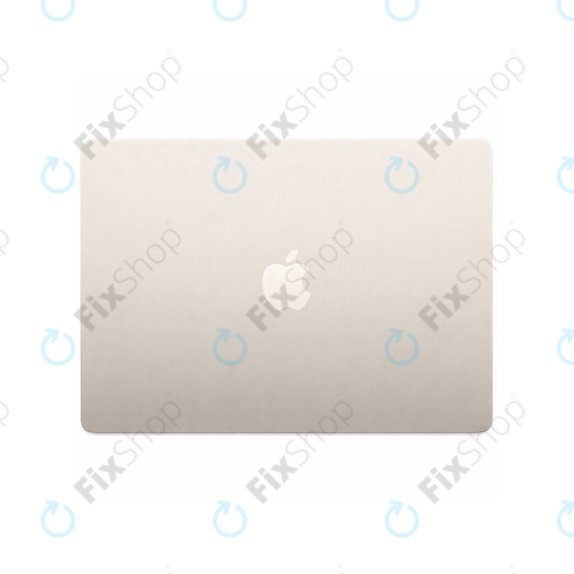 LCD дисплей за MacBook Air 15", A3241 (2025), с предно стъкло и капак, Starlight, 661-50130, Genuine Apple