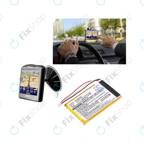 Батерия за TomTom Go 530 Live, 630T, 720, 730T, 930T, 1697461, Li-Polymer, 3.7V, 1300mAh, HQ