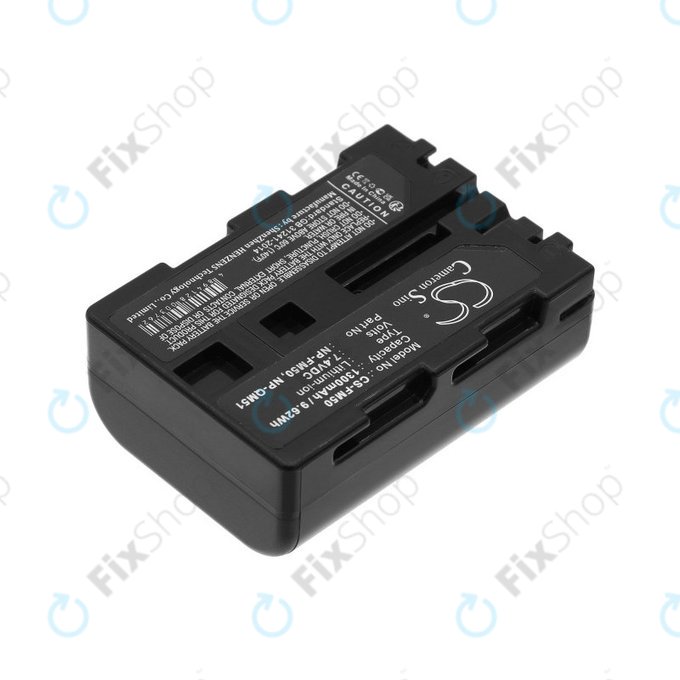 Батерия за Sony CCD-TR108, Cyber-shot DSC-S50, 1300mAh, Li-Ion, 7.4V, NP-QM51, HQ