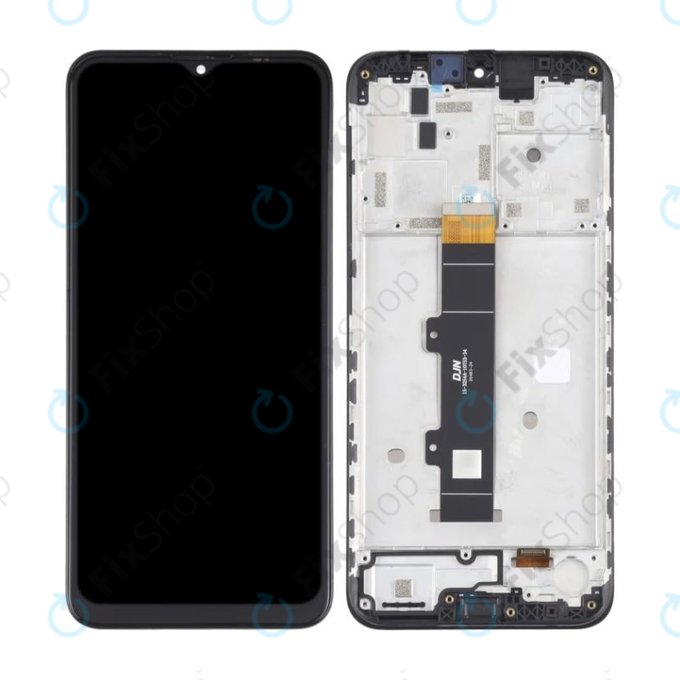 дисплей за Motorola Moto G30 XT2129, Тъчскрийн и рамка, Phantom Black, TFT