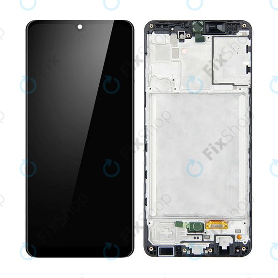 дисплей за Samsung A31 A315F, Тъчскрийн и рамка, Prism Crush Black, TFT