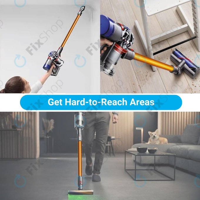 Смукателна тръба за Dyson V-series, Outsize, оранжев, Orange