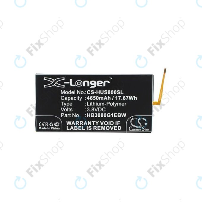 Батерия за Huawei EE Eagle, MediaPad T1 8.0, T1 10, HB3080G1EBW, HB3080G1EBC, 4650mAh, HQ