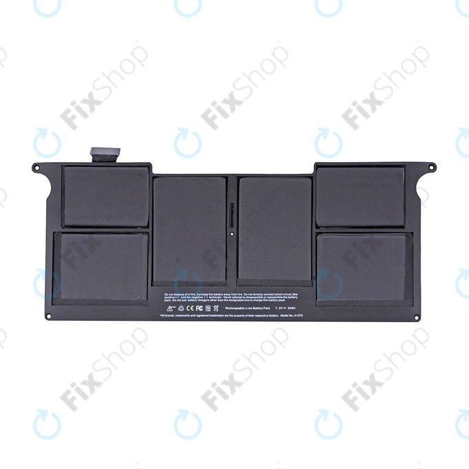 батерия за MacBook Air 11" A1370 (късно 2010), A1375, 5200mAh, FixPremium
