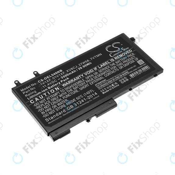 Батерия за Dell Latitude 5400, Inspiron 7591 2-in-1, 3500mAh, Li-Ion, 11.4V, XV8CJ, HQ