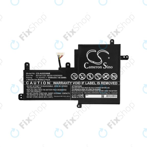 Батерия за Asus VivoBook S15, X530, 3550mAh, Li-Ion, 11.52V, B31N1729, HQ