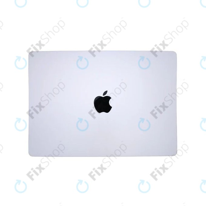 LCD дисплей за MacBook Pro 14", A3112, A3185 (2024), с предно стъкло и капак, Nano-Texture, Silver, 661-41793, Genuine Apple