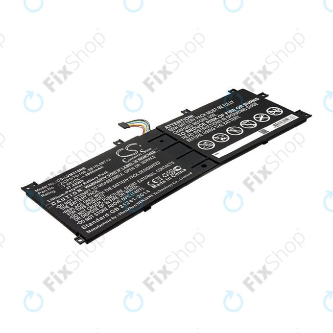 Батерия за Lenovo IdeaPad Miix 510, Miix520, Miix 5 Pro, 4850mAh, Li-Pol, 7.68V, 2ICP5/70/106, HQ