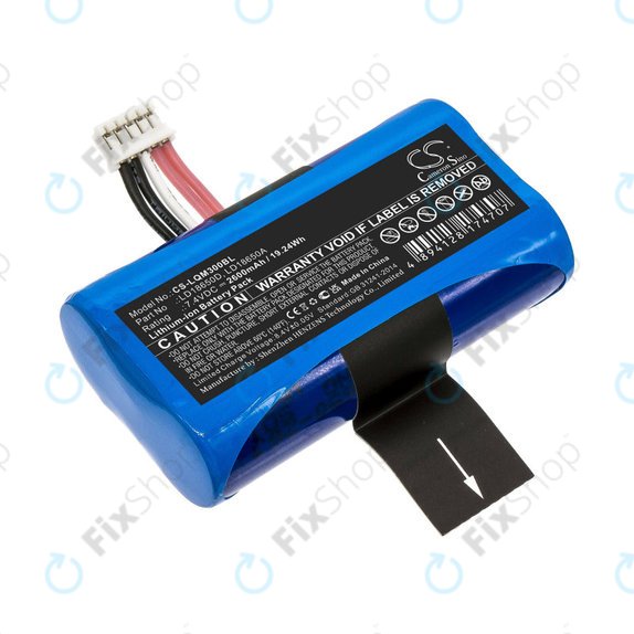 Батерия за Ingenico Apos A8, 2600mAh, Li-Ion, 7.4V, LD18650D, HQ