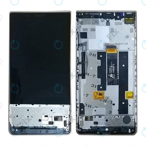 дисплей за Blackberry Key2 LE, Тъчскрийн и рамка, черен, Black, TFT