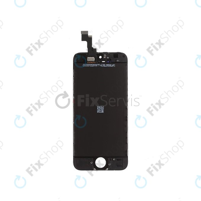 Дисплей за iPhone 5S, SE, Black, Тъчскрийн с рамка