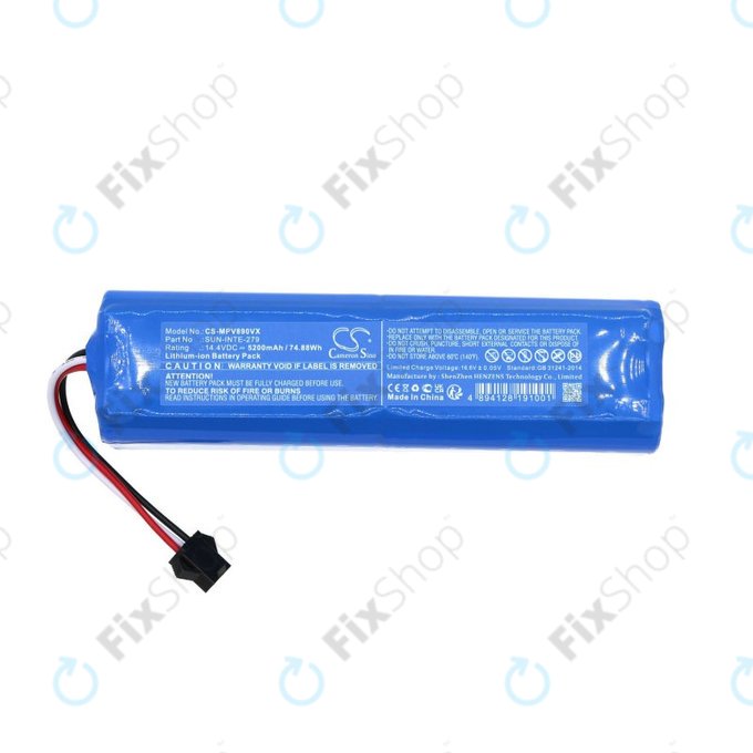 Батерия за Mamibot ExVac 890, 5200mAh, Li-Ion, 14.4V, SUN-INTE-279, HQ