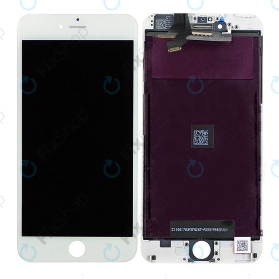 Дисплей за iPhone 6 Plus, White, Тъчскрийн с рамка