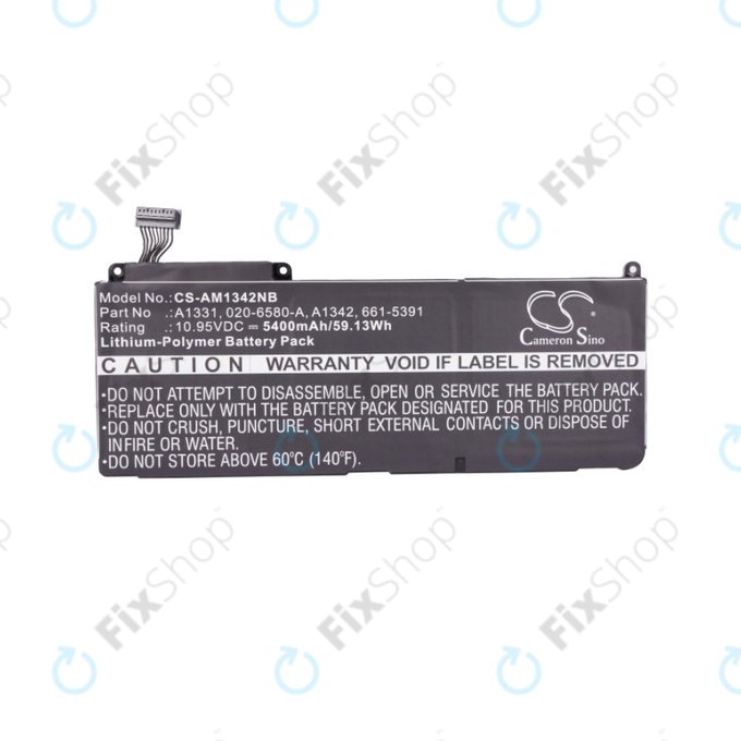 батерия за MacBook 13" A1342 (късно 2009 – средата на 2010), A1331, 5400mAh, HQ
