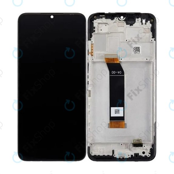 дисплей за Xiaomi Poco M4 5G 22041219PG, Тъчскрийн и рамка, 560005L19P00, Power Black, Genuine Service Pack